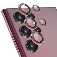 ENKAY ENKAY Galaxy S23 Ultra Linsskydd H&auml;rdat Glas R&ouml;d - Teknikhallen.se