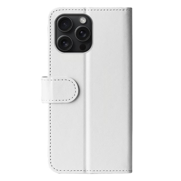 Bild 6,  iPhone 16 Pro Max Fodral Läder Vit - Teknikhallen.se