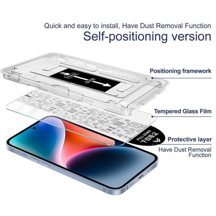 Bild 4, IMAK IMAK Xiaomi 15T / 15T Pro Skärmskydd Härdat Glas - Teknikhallen.se