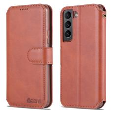 AZNS AZNS Samsung Galaxy S22 Plus Fodral L&auml;der Brun - Teknikhallen.se