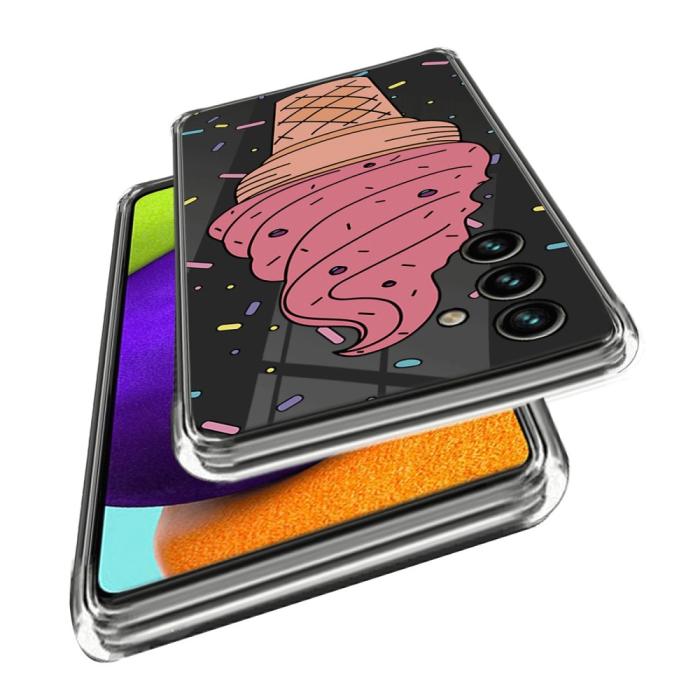 Bild 2,  Samsung Galaxy A15 5G Skal TPU Med Tryck Glass - Teknikhallen.se