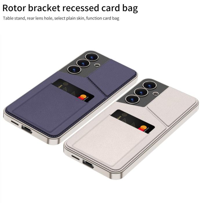 Bild 6, GKK GKK Galaxy S25 Skal Kickstand Med Korthållare Titanium Grey - Teknikhallen.se