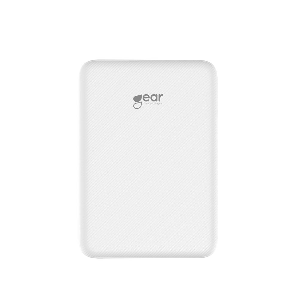 Gear GEAR 5000 mAh Powerbank Ultracompact Vit - Teknikhallen.se