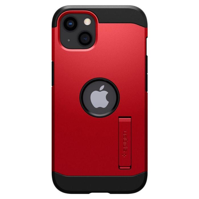 Bild 2, Spigen Spigen iPhone 13 Skal Tough Armor Röd - Teknikhallen.se