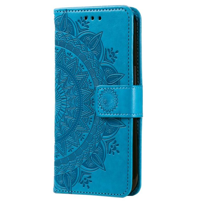 Bild 5,  Motorola Moto G04 4G/G24 4G Fodral Mandala Blå - Teknikhallen.se