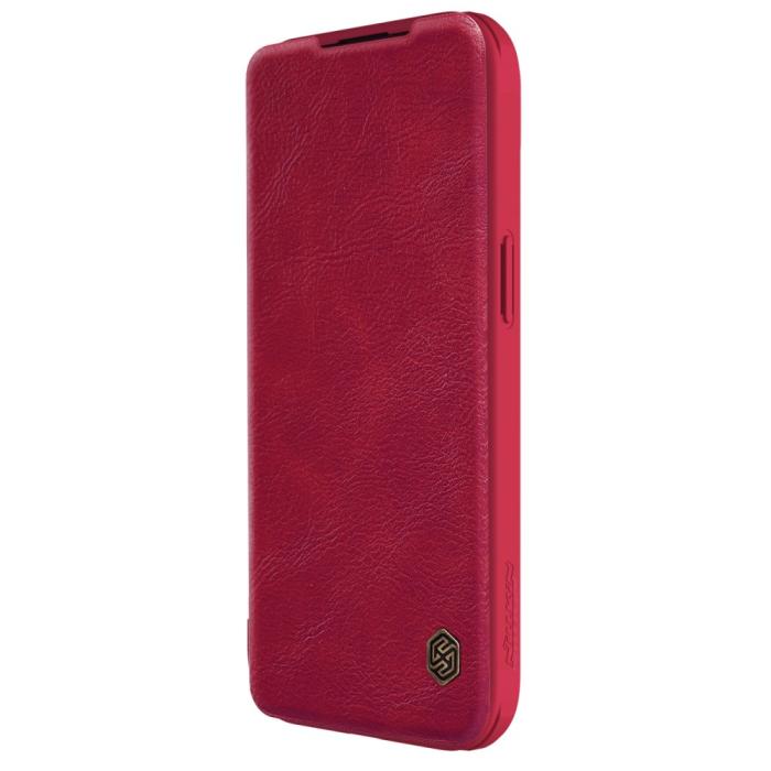 Bild 4, NILLKIN NILLKIN iPhone 15 Plus Fodral Qin CamShield Röd - Teknikhallen.se