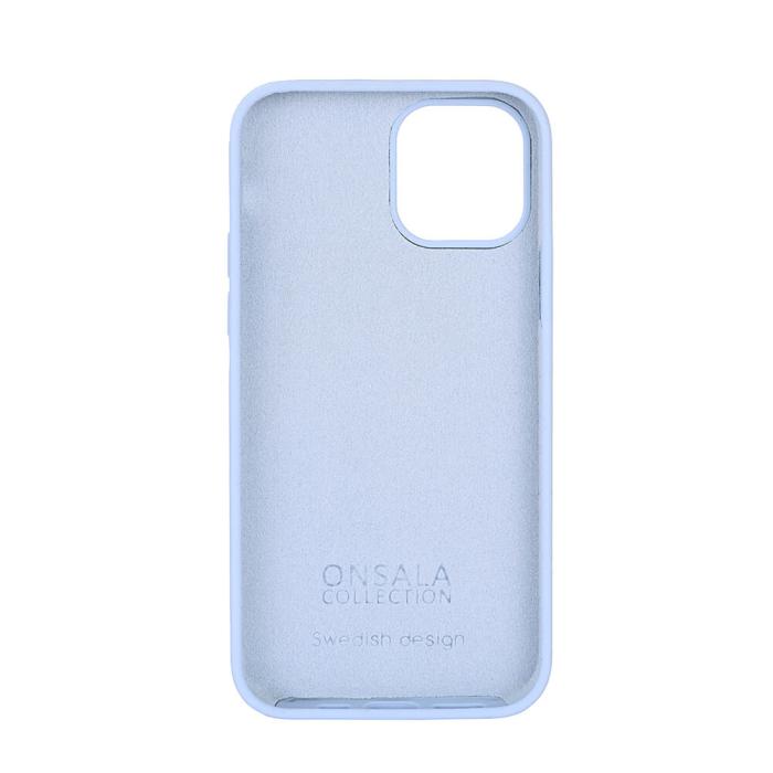 Bild 3, Onsala ONSALA iPhone 12 / 12 Pro Mobilskal Silikon Ljus Blå - Teknikhallen.se
