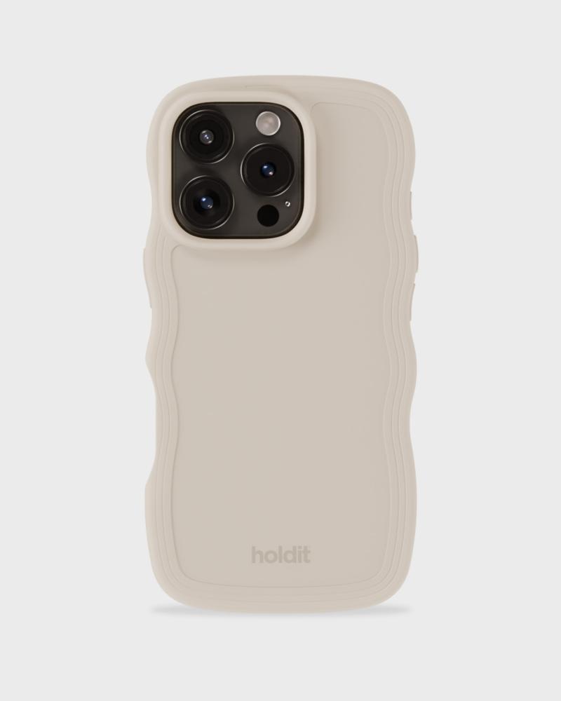 holdit holdit iPhone 16 Pro Skal Wavy Light Beige - Teknikhallen.se