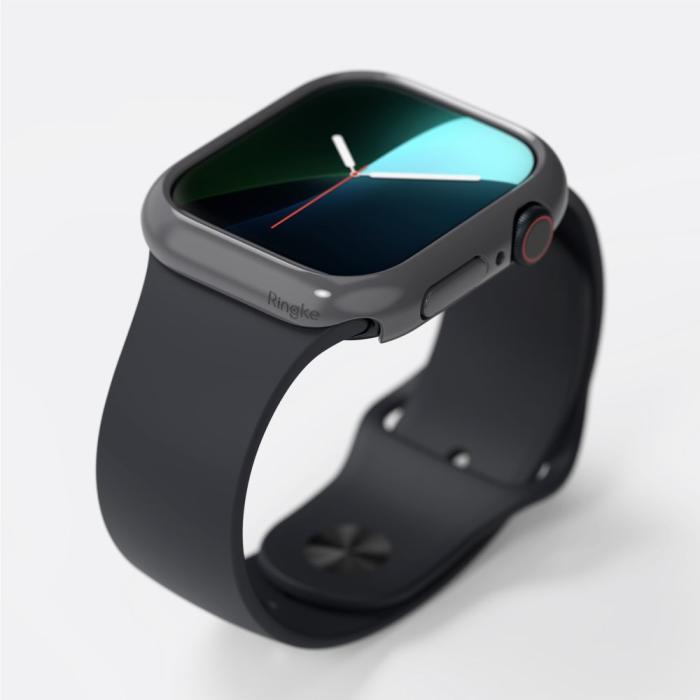 Bild 5, Ringke Ringke Apple Watch 10 46 mm 2-PACK Skal Slim Transparent/Svart - Teknikhallen.se