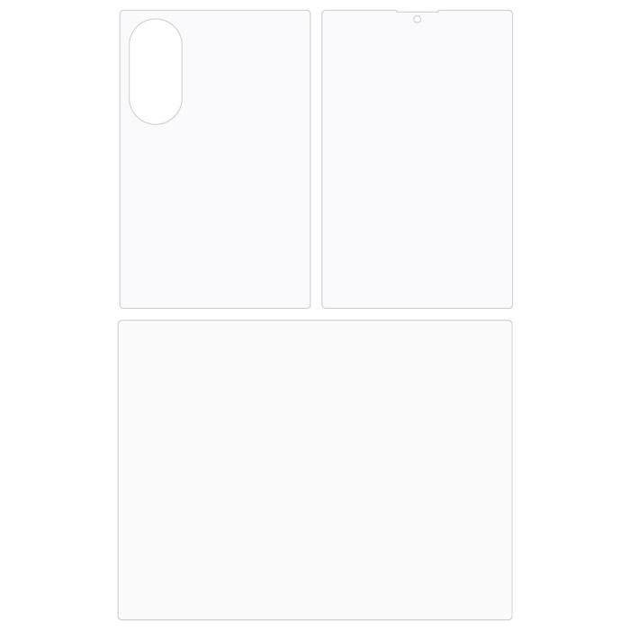 Bild 2,  Samsung Galaxy Z Fold 8 Skärmskydd HydroGel Fram/Bak - Teknikhallen.se