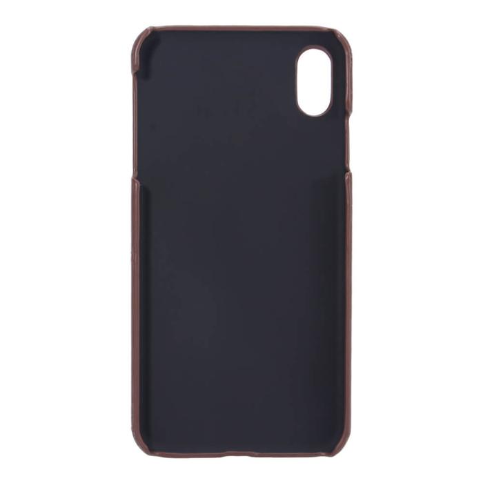 Bild 4, Onsala ONSALA iPhone XS Max Skal Kortfack Brun - Teknikhallen.se