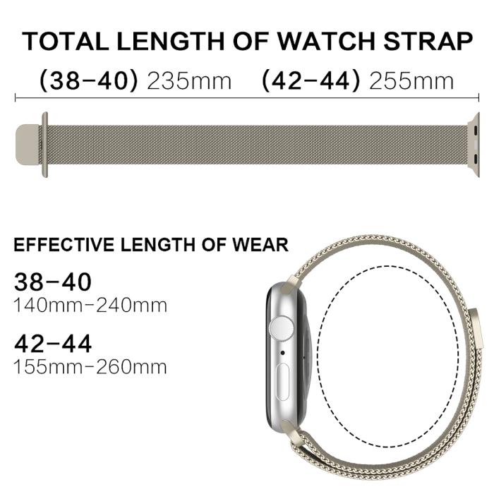 Bild 4, ColorPop ColorPop Milanese Loop Metall Armband Apple Watch 38/40/41/42 mm - Teknikhallen.se