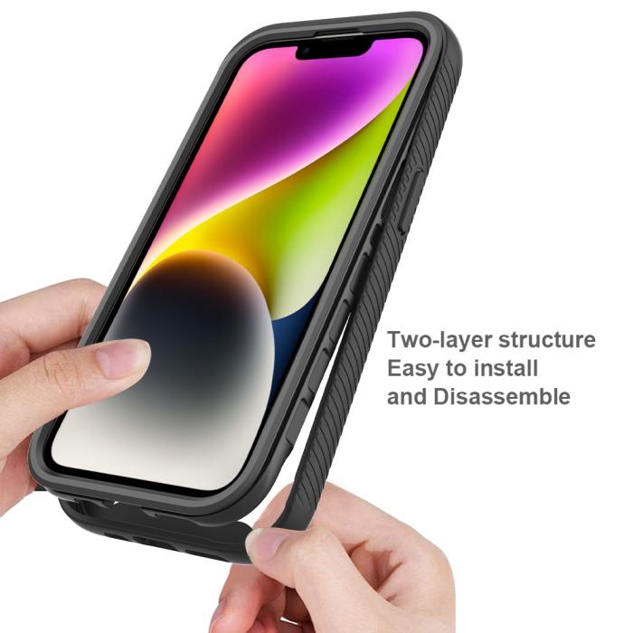 Bild 2,  iPhone 15 Skal 360 Hybrid Defense Svart - Teknikhallen.se