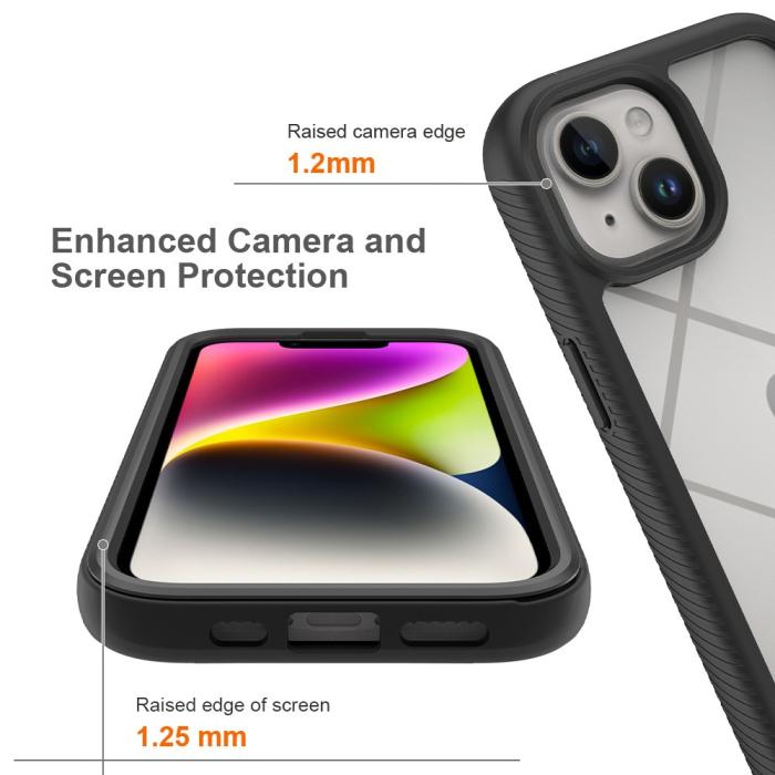 Bild 3,  iPhone 15 Skal 360 Hybrid Defense Svart - Teknikhallen.se