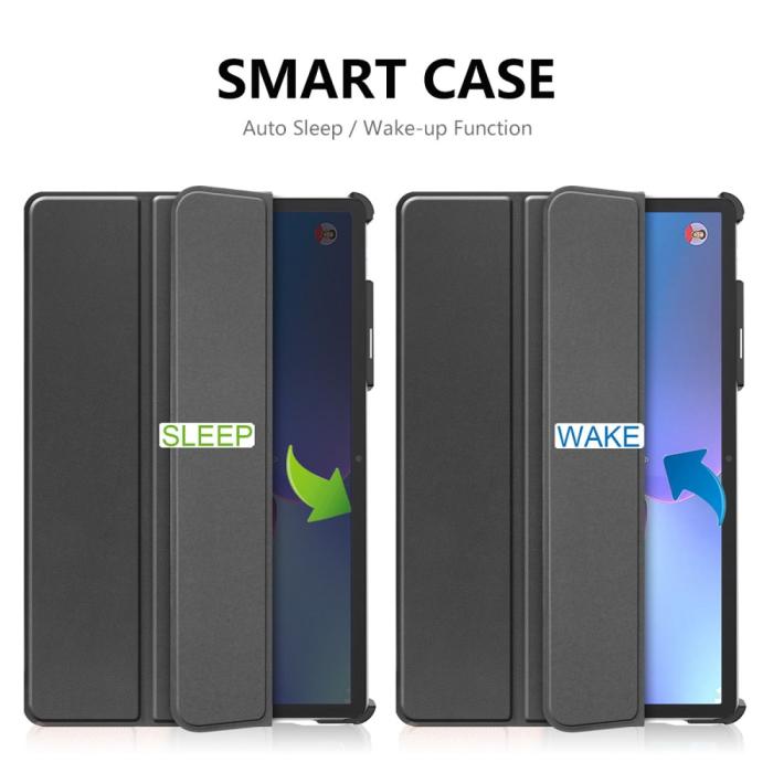 Bild 6, ENKAY ENKAY Lenovo Tab P11 Pro Gen 2 Fodral Tri-Fold Svart - Teknikhallen.se