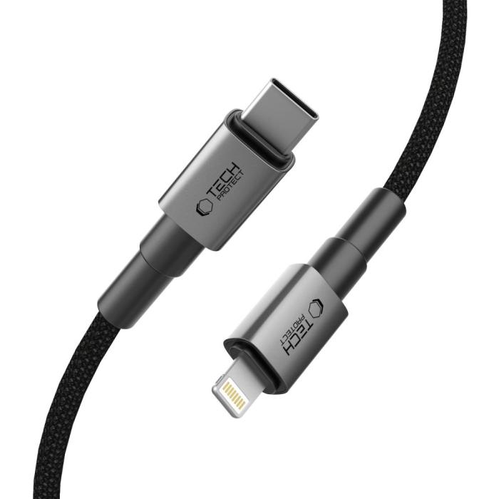 Bild 2, Tech-Protect Tech-Protect 1m 27W/3A PD Lightning-USB-C Kabel UltraBoost - Teknikhallen.se