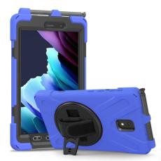  Samsung Galaxy Tab Active 3 Skal Hybrid Kickstand Rem Bl&aring; - Teknikhallen.se