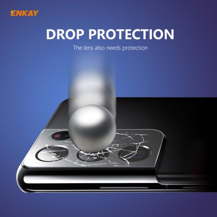 Bild 3, ENKAY ENKAY Samsung Galaxy S21 Ultra Linsskydd Härdat Glas - Teknikhallen.se