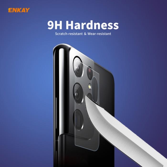 Bild 4, ENKAY ENKAY Samsung Galaxy S21 Ultra Linsskydd Härdat Glas - Teknikhallen.se