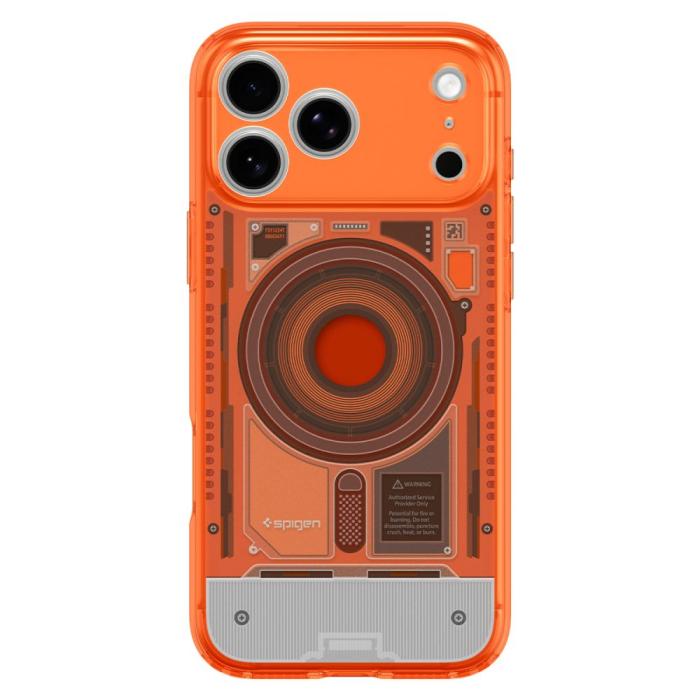 Bild 3, Spigen Spigen iPhone 18 Pro / 17 Pro Skal MagSafe C-One Tangerine - Teknikhallen.se