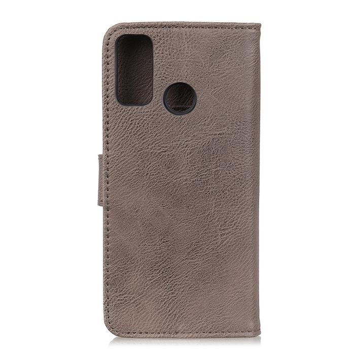 Bild 3, KHAZNEH KHAZNEH Xiaomi Redmi 9C Fodral Läder Khaki - Teknikhallen.se