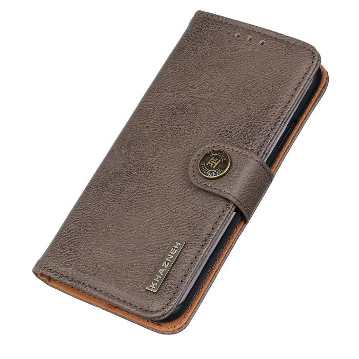 Bild 5, KHAZNEH KHAZNEH Xiaomi Redmi 9C Fodral Läder Khaki - Teknikhallen.se