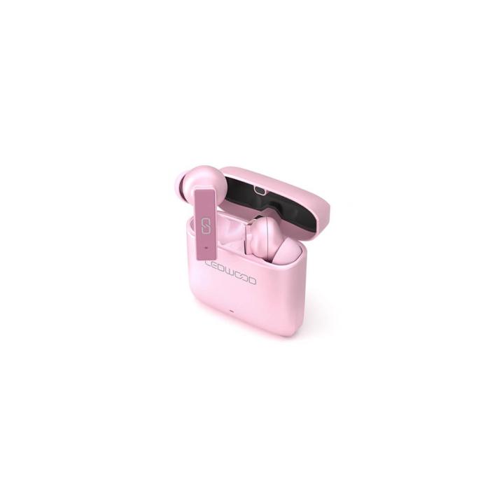Bild 7, LEDWOOD LEDWOOD Hörlur Titan TWS True Wireless In-Ear Rose - Teknikhallen.se