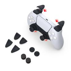  8-PACK Gamingkit f&ouml;r Sony PS5 Svart - Teknikhallen.se