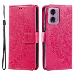  Motorola Moto G04 4G/G24 4G Fodral Mandala Rosa - Teknikhallen.se