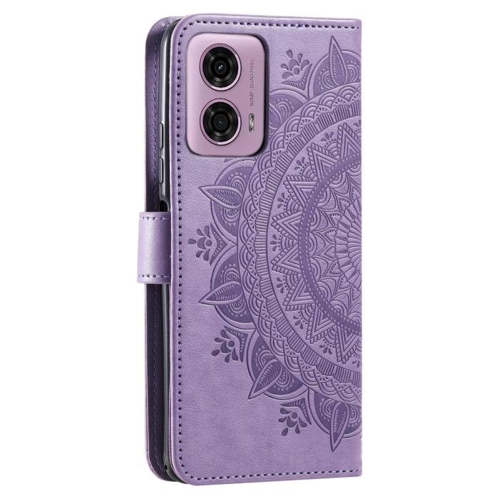 Bild 6,  Motorola Moto G04 4G/G24 4G Fodral Mandala Lila - Teknikhallen.se