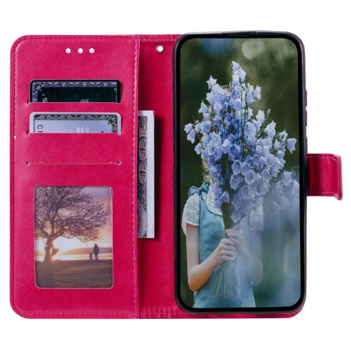 Bild 2,  Motorola Moto G04 4G/G24 4G Fodral Mandala Rosa - Teknikhallen.se