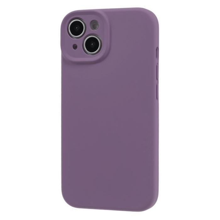 Bild 3,  iPhone 15 Plus Skal Liquid Silikon Lila - Teknikhallen.se