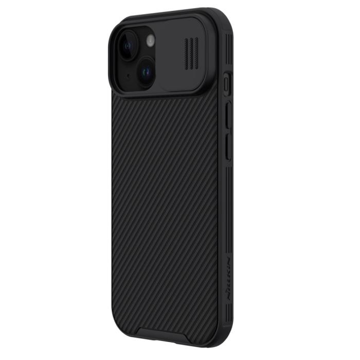 Bild 4, NILLKIN NILLKIN iPhone 15 Plus Skal CamShield Pro Svart - Teknikhallen.se