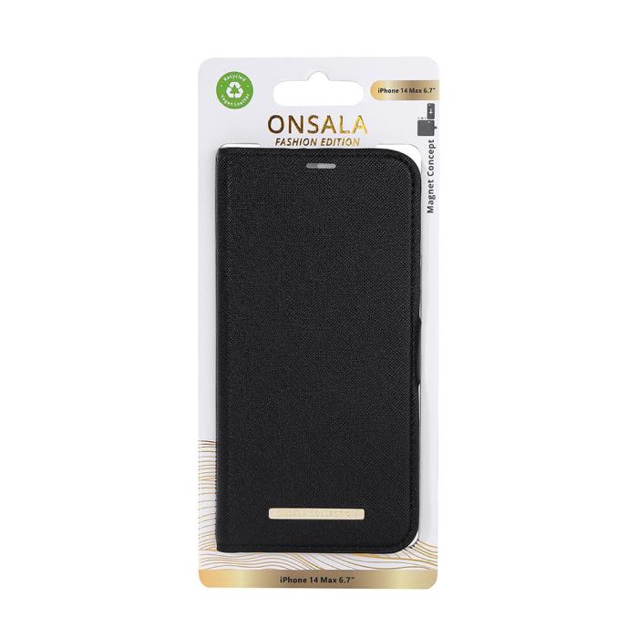 Bild 2, Onsala ONSALA iPhone 14 Plus Fodral ECO Midnight Black - Teknikhallen.se
