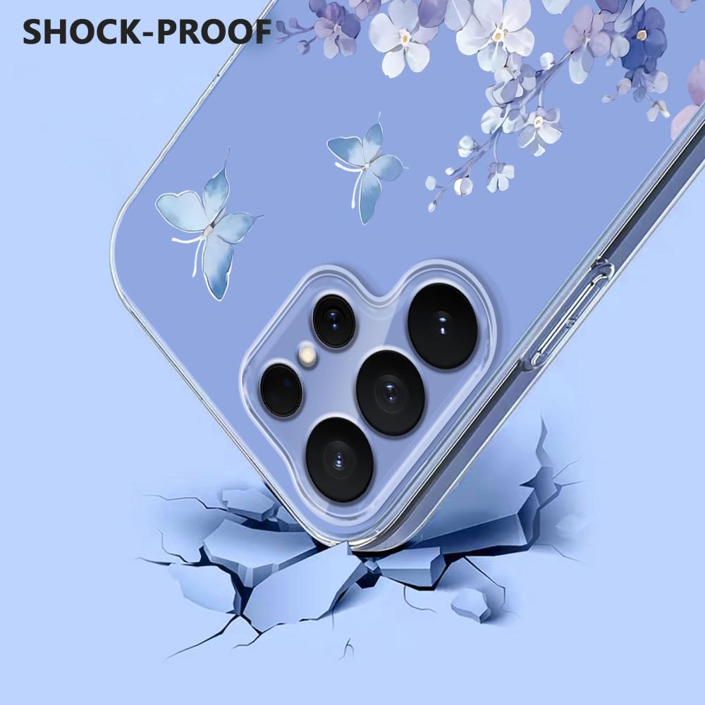  Samsung Galaxy S26 Ultra Skal Med Tryck Blommor - Teknikhallen.se