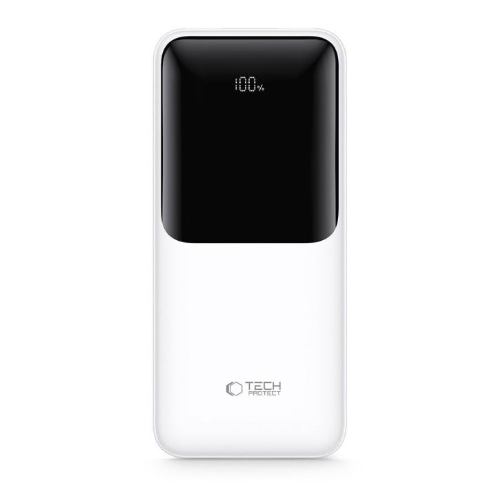Bild 3, Tech-Protect Tech-Protect 10000 mAh 22.5W Powerbank Vit - Teknikhallen.se