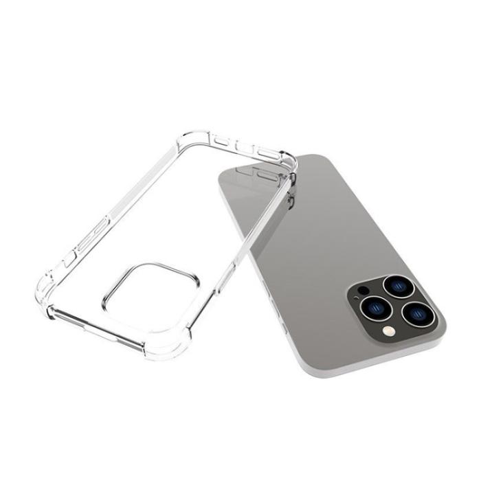 Bild 4,  iPhone 14 Pro Max Skal Shockproof TPU Transparent - Teknikhallen.se