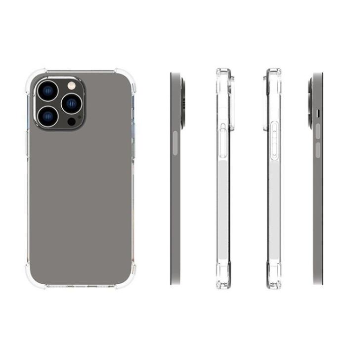 Bild 5,  iPhone 14 Pro Max Skal Shockproof TPU Transparent - Teknikhallen.se