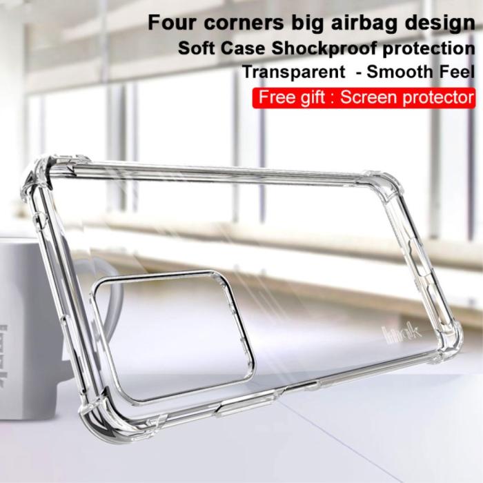 Bild 3, IMAK IMAK Xiaomi 11T / 11T Pro Skal Shockproof TPU + Skärmskydd Transparent - Teknikhallen.se