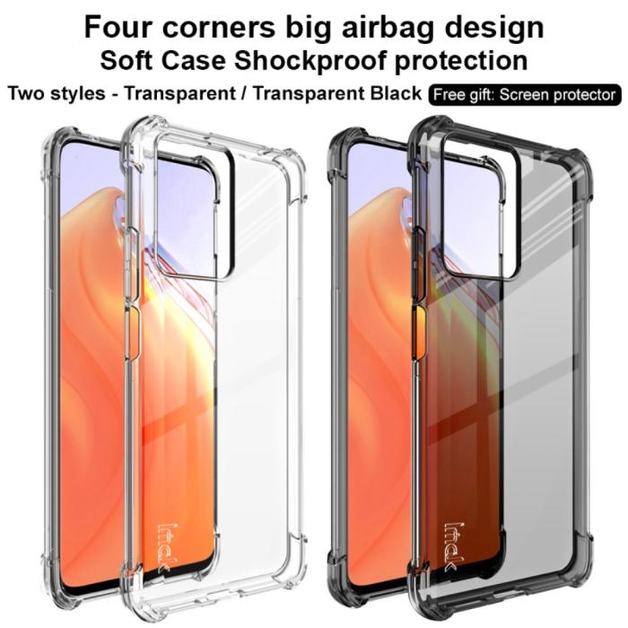 Bild 4, IMAK IMAK Xiaomi 11T / 11T Pro Skal Shockproof TPU + Skärmskydd Transparent - Teknikhallen.se