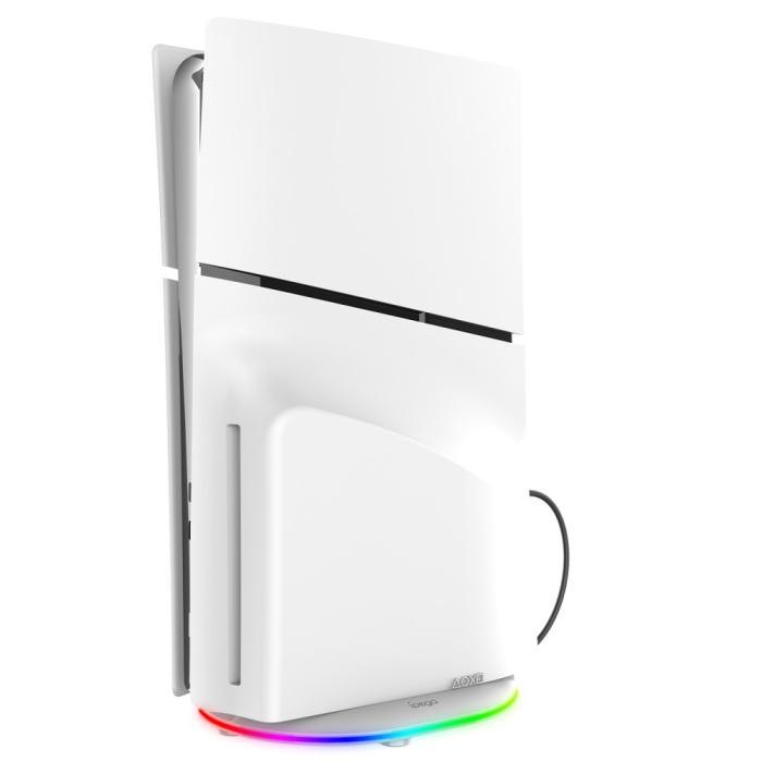Bild 3, iPega iPega Vertikalt Stativ För PlayStation 5 RGB Vit - Teknikhallen.se