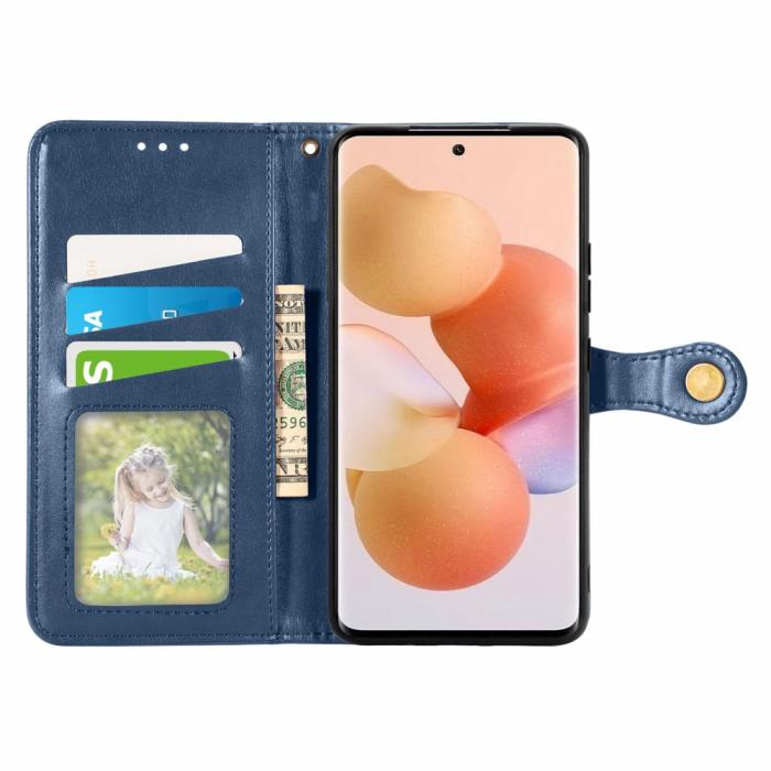 Bild 2,  Xiaomi 12T / 12T Pro Fodral Magnetisk Mässing Blå - Teknikhallen.se