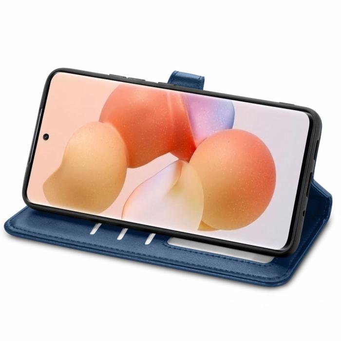 Bild 3,  Xiaomi 12T / 12T Pro Fodral Magnetisk Mässing Blå - Teknikhallen.se