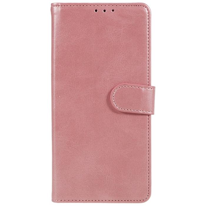 Bild 6,  Motorola Moto G55 5G Plånboksfodral Läder Roséguld - Teknikhallen.se