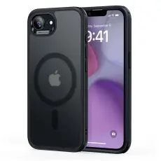 ESR ESR iPhone 17e / 16e Skal MagSafe CH HaloLock Frostad Svart - Teknikhallen.se