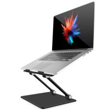  Justerbart Laptop St&auml;ll Aluminium Gr&aring; - Teknikhallen.se