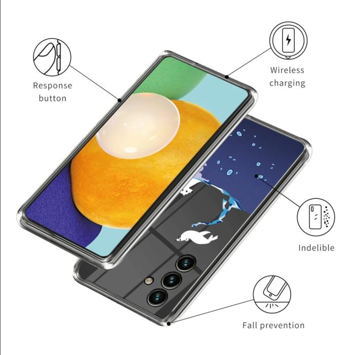 Bild 3,  Samsung Galaxy A15 5G Skal TPU Med Tryck Isbjörn - Teknikhallen.se