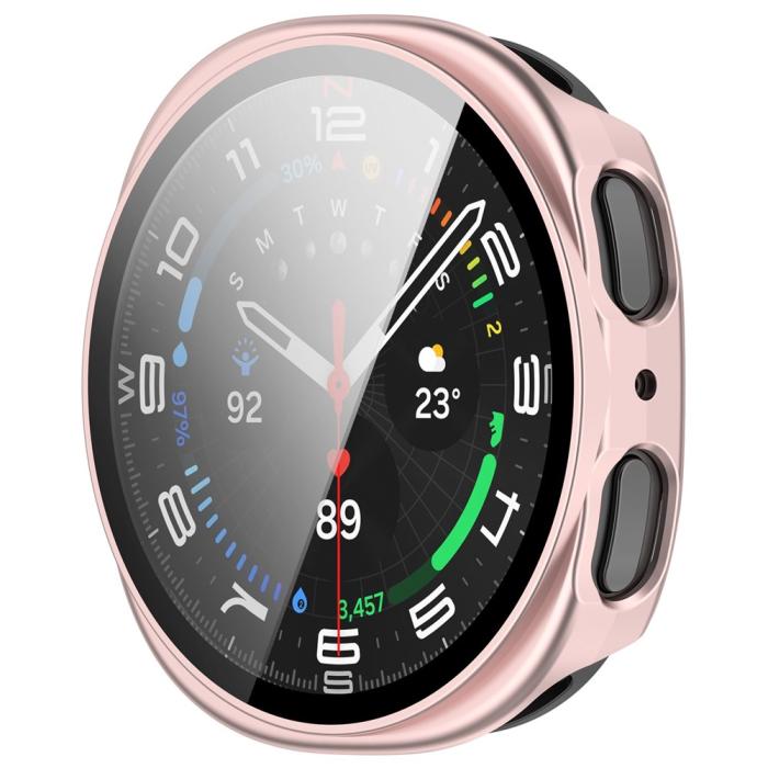 Bild 2,  Samsung Galaxy Watch 8 44 mm Skal Med Skärmskydd Rosa - Teknikhallen.se