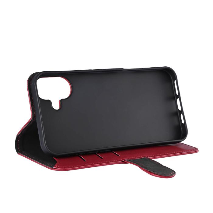 Bild 4, Gear Gear iPhone 16 Plus Fodral MagSeries Läder Deep Red - Teknikhallen.se