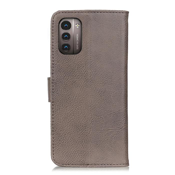 Bild 3, KHAZNEH KHAZNEH Nokia G11 / G21 Fodral Läder Khaki - Teknikhallen.se